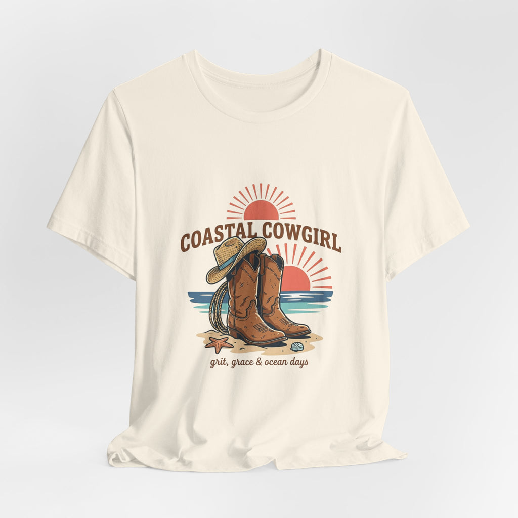 Coastal Cowgirl Boots Tee | western, ranch, vintage