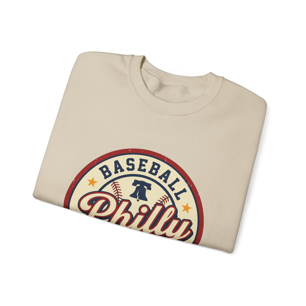 Philly Baseball Forever Crewneck Sweatshirt, vintage script, city pride