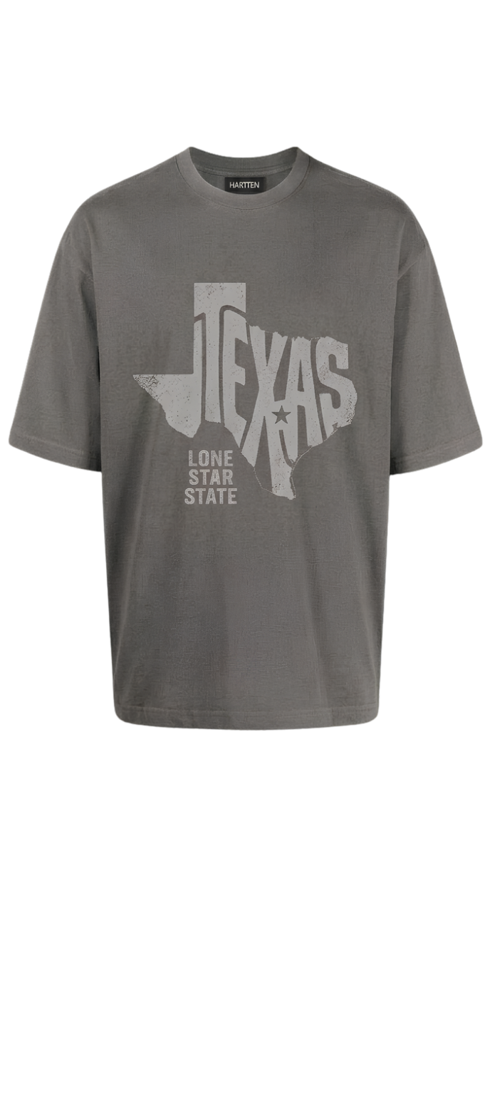 Texas Vintage Tee — Maroon Graphic T-Shirt