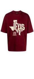 Texas Vintage Tee — Maroon Graphic T-Shirt