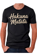 Hakuna Matata Graphic Tee - Relaxed Positive Vibes T-Shirt