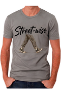 Streetwear Graphic Tee "Streetwise" – Urban Casual T-Shirt with Script Logo